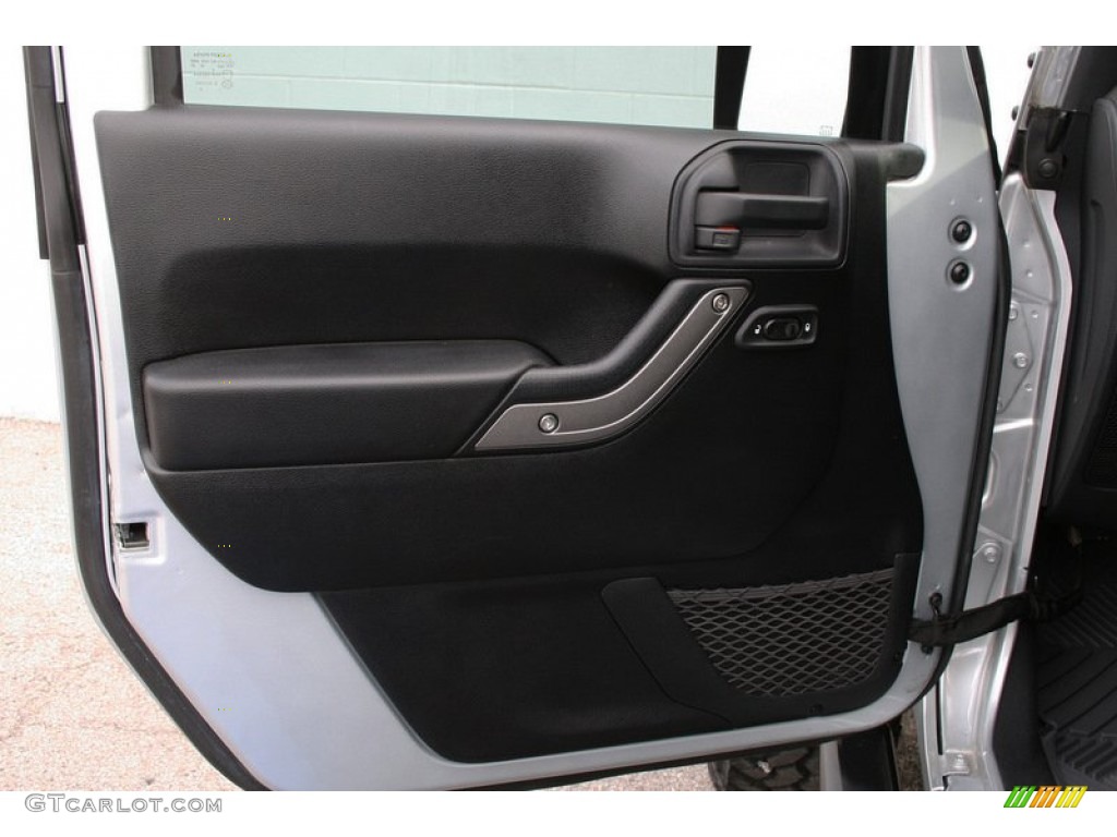 2011 Jeep Wrangler Unlimited Sport 4x4 Black Door Panel Photo #58589820