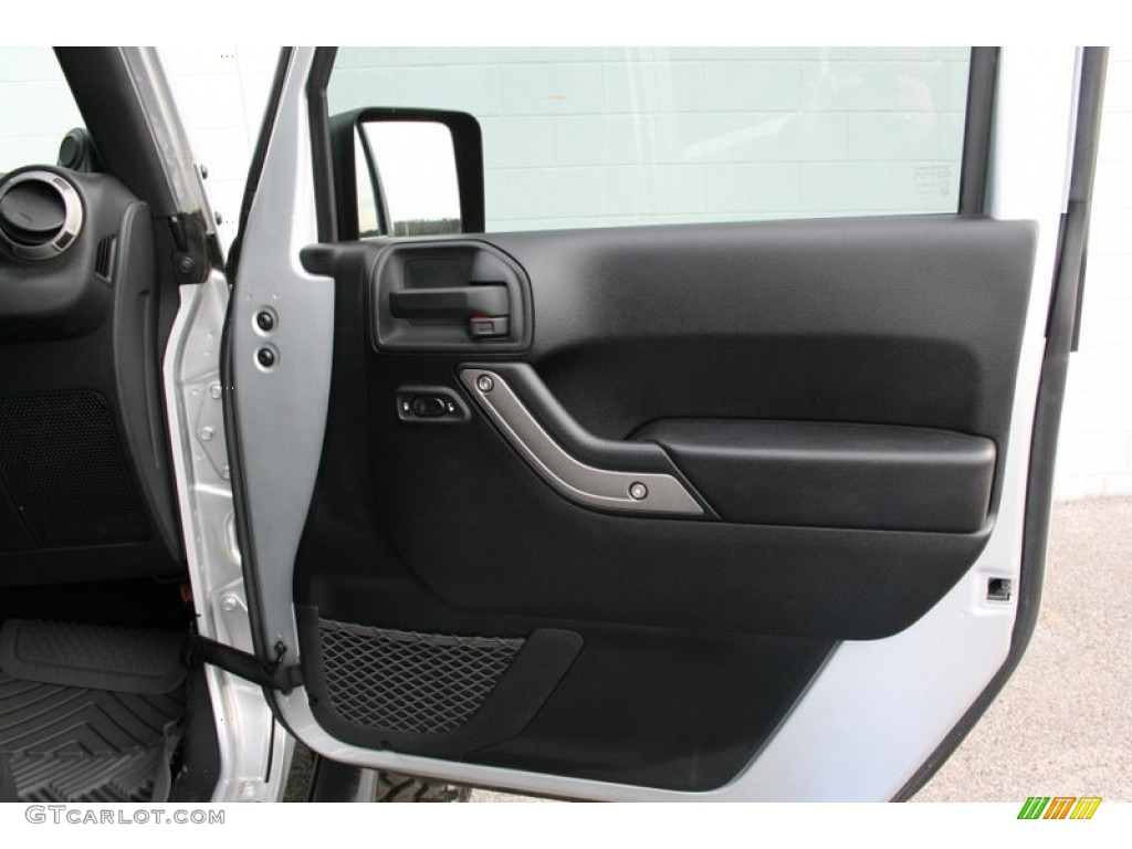 2011 Jeep Wrangler Unlimited Sport 4x4 Black Door Panel Photo #58589838