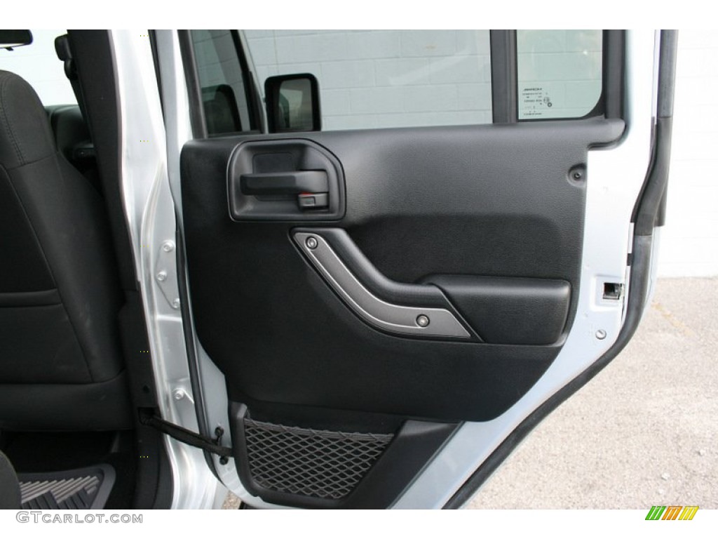 2011 Jeep Wrangler Unlimited Sport 4x4 Black Door Panel Photo #58589847