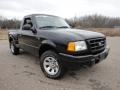 Black 2003 Ford Ranger XL Regular Cab