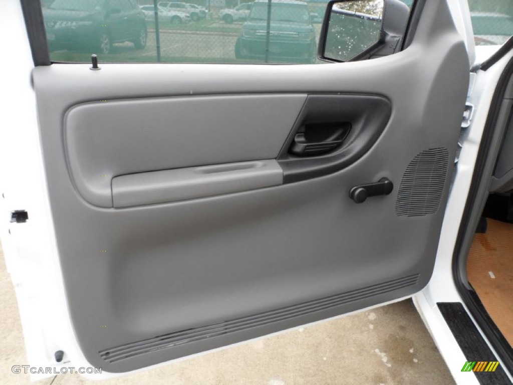 2011 Ford Ranger XL Regular Cab Medium Dark Flint Door Panel Photo #58590441