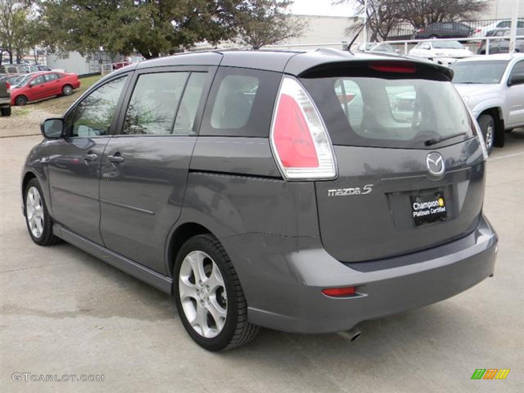 2008 MAZDA5 Sport - Galaxy Gray / Black photo #8