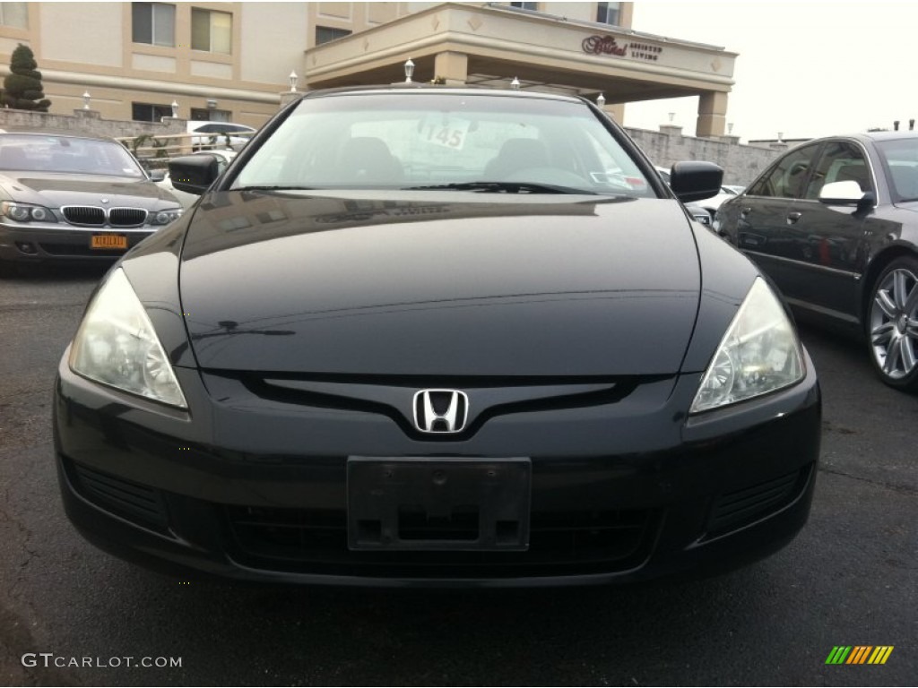 Nighthawk Black Pearl 2004 Honda Accord EX-L Coupe Exterior Photo #58592979