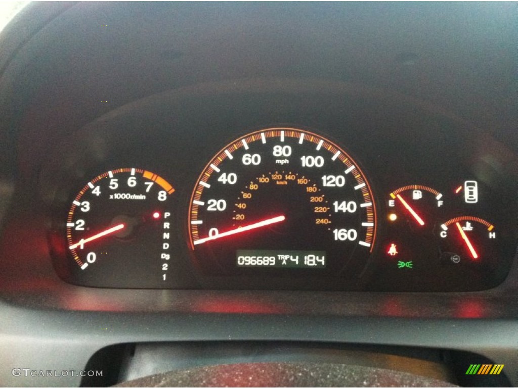 2004 Honda Accord EX-L Coupe Gauges Photos