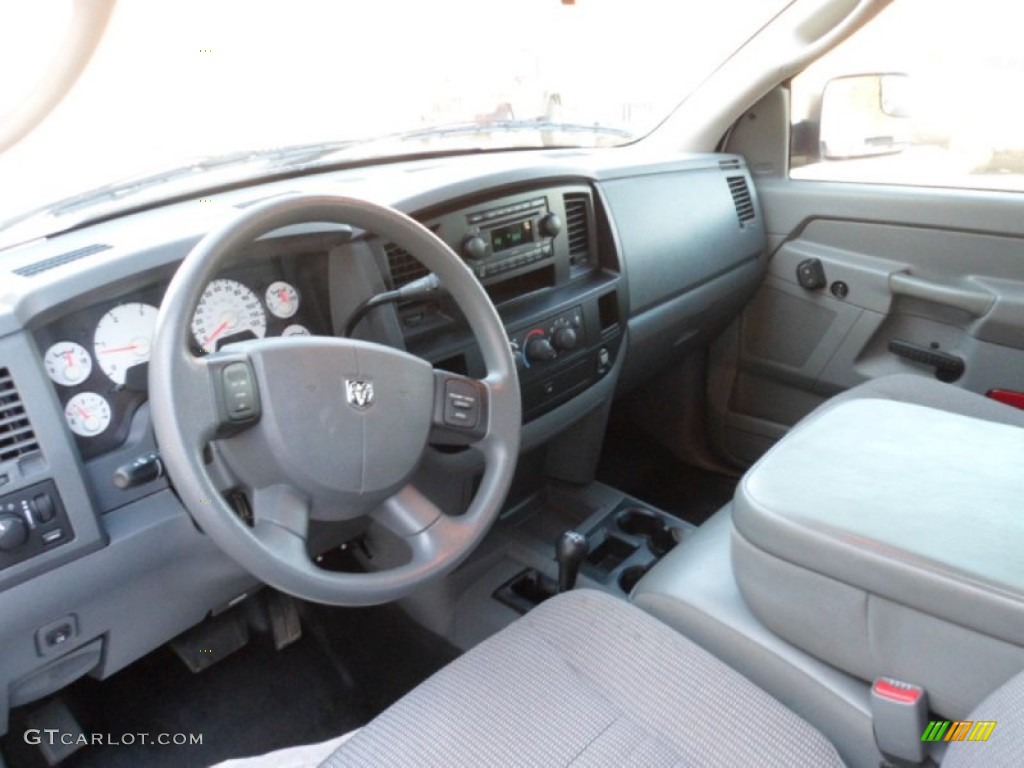Medium Slate Gray Interior 2008 Dodge Ram 3500 ST Quad Cab 4x4 Photo #58593195