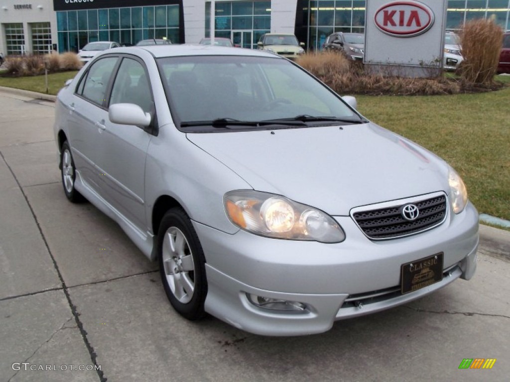 2005 Corolla S - Silver Streak Mica / Black photo #1