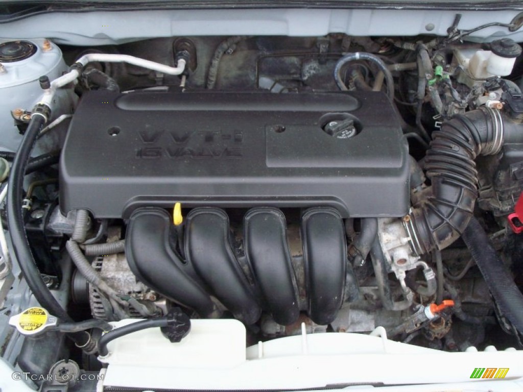 2005 Corolla S - Silver Streak Mica / Black photo #7