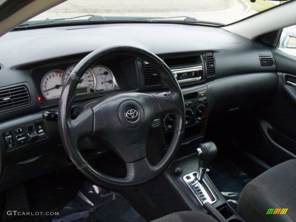 2005 Corolla S - Silver Streak Mica / Black photo #20