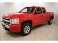 2009 Victory Red Chevrolet Silverado 1500 LS Extended Cab 4x4  photo #3