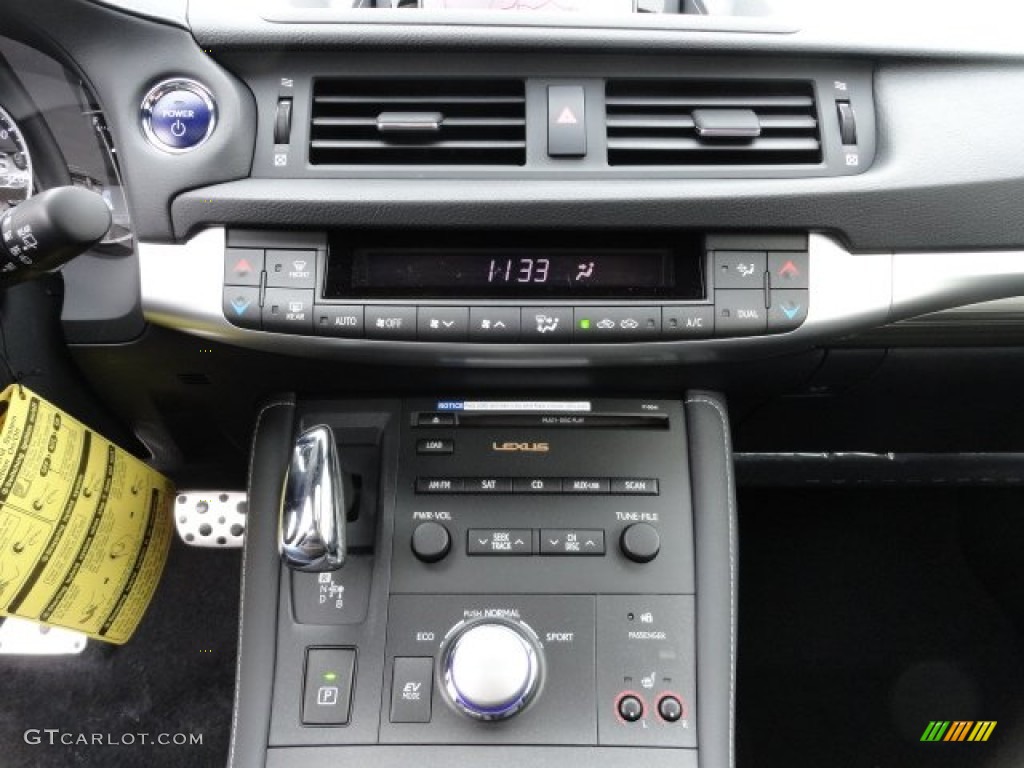 2012 Lexus CT F Sport Special Edition Hybrid Controls Photo #58596036