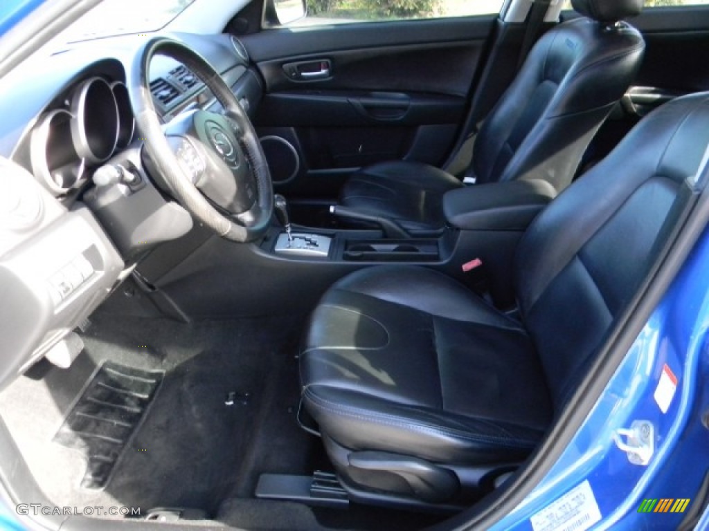 2005 MAZDA3 s Sedan - Winning Blue Mica / Black photo #7
