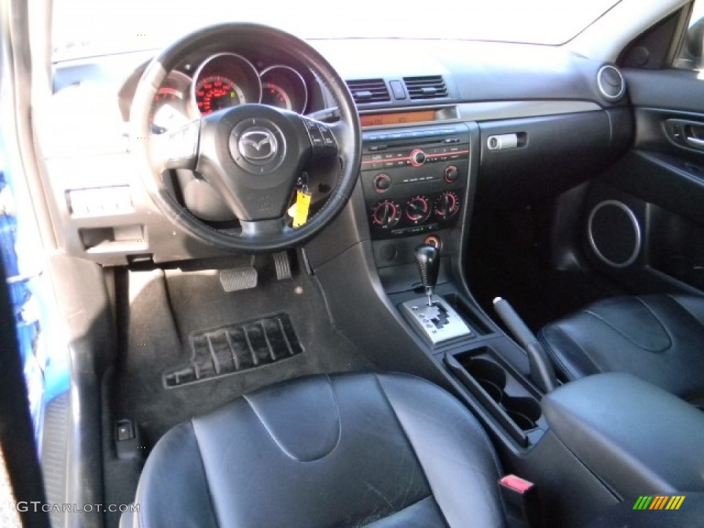 2005 MAZDA3 s Sedan - Winning Blue Mica / Black photo #9