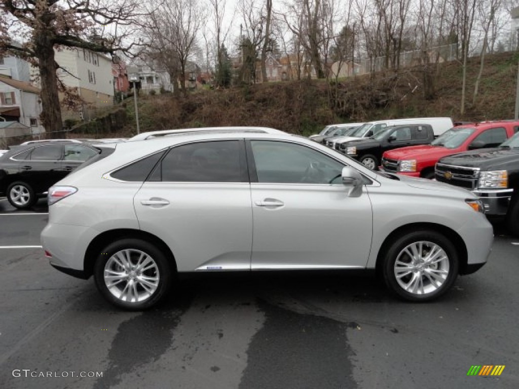 Tungsten Silver Metallic 2012 Lexus RX 450h AWD Hybrid Exterior Photo #58596411