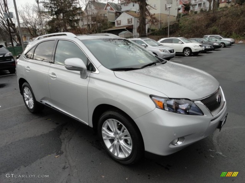 Tungsten Silver Metallic 2012 Lexus RX 450h AWD Hybrid Exterior Photo #58596420