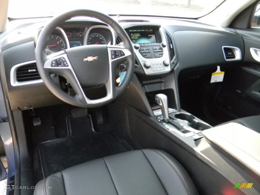 Jet Black Interior 2012 Chevrolet Equinox LTZ Photo #58596890