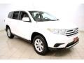 2011 Blizzard White Pearl Toyota Highlander V6 4WD  photo #1