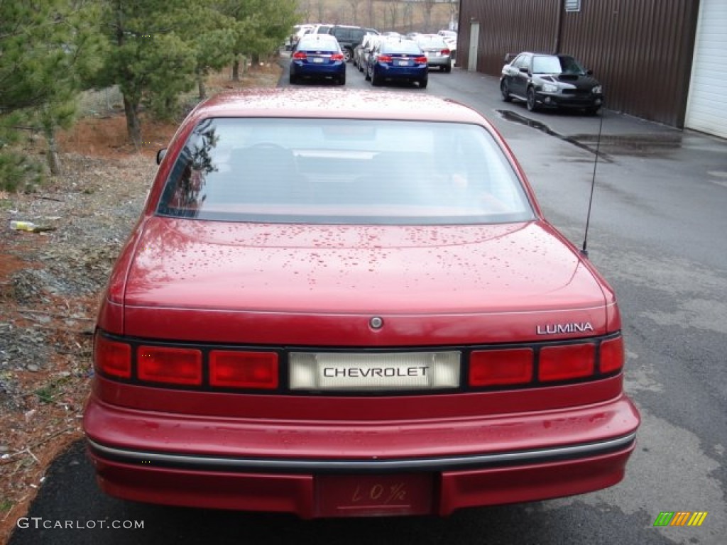 1991 Lumina Sedan - Medium Garnet Red Metallic / Red photo #5