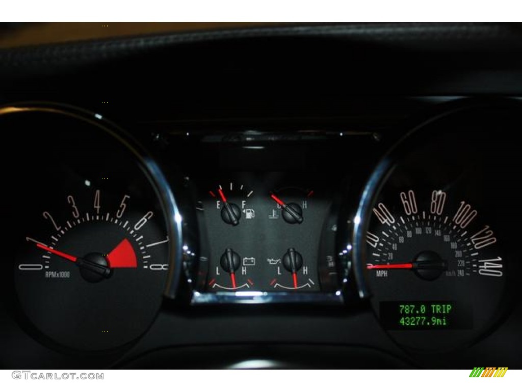 2009 Mustang GT Premium Convertible - Vista Blue Metallic / Dark Charcoal photo #8