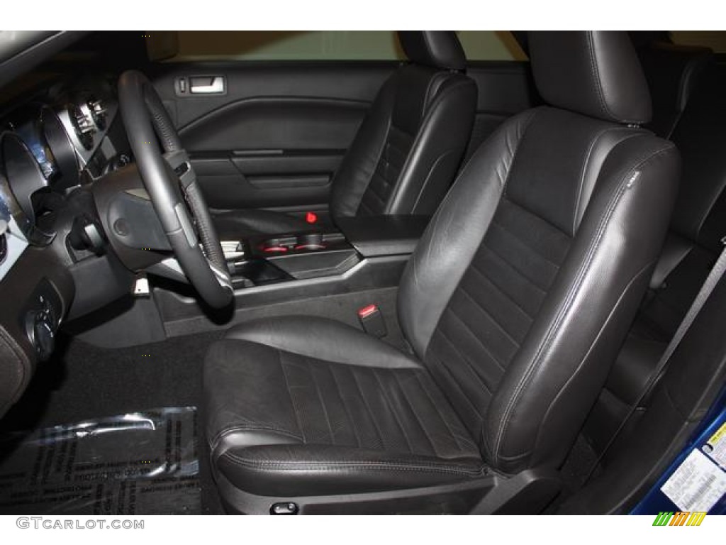 2009 Mustang GT Premium Convertible - Vista Blue Metallic / Dark Charcoal photo #11