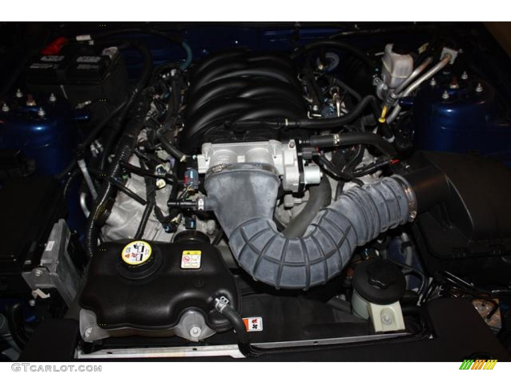 2009 Mustang GT Premium Convertible - Vista Blue Metallic / Dark Charcoal photo #22