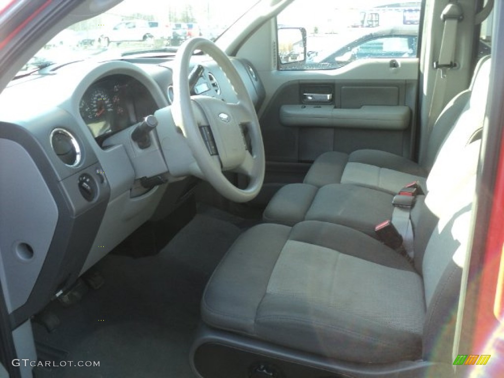 2006 F150 XLT SuperCrew 4x4 - Bright Red / Medium/Dark Flint photo #7