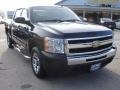 2010 Black Chevrolet Silverado 1500 LS Crew Cab  photo #3