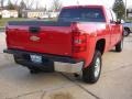 2009 Victory Red Chevrolet Silverado 2500HD LT Crew Cab 4x4  photo #4