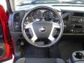 Ebony 2009 Chevrolet Silverado 2500HD LT Crew Cab 4x4 Steering Wheel