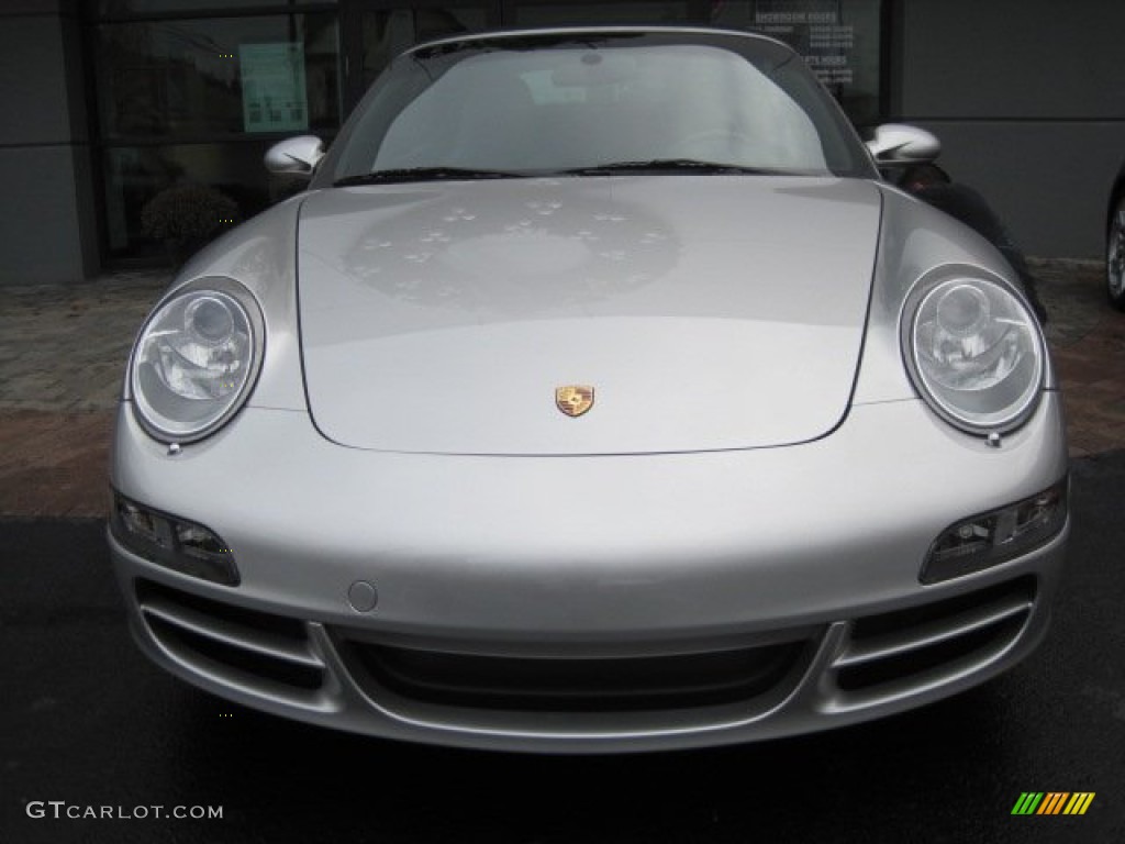 Arctic Silver Metallic 2006 Porsche 911 Carrera S Cabriolet Exterior Photo #58600533