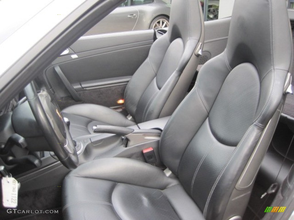 Black Interior 2006 Porsche 911 Carrera S Cabriolet Photo #58600626
