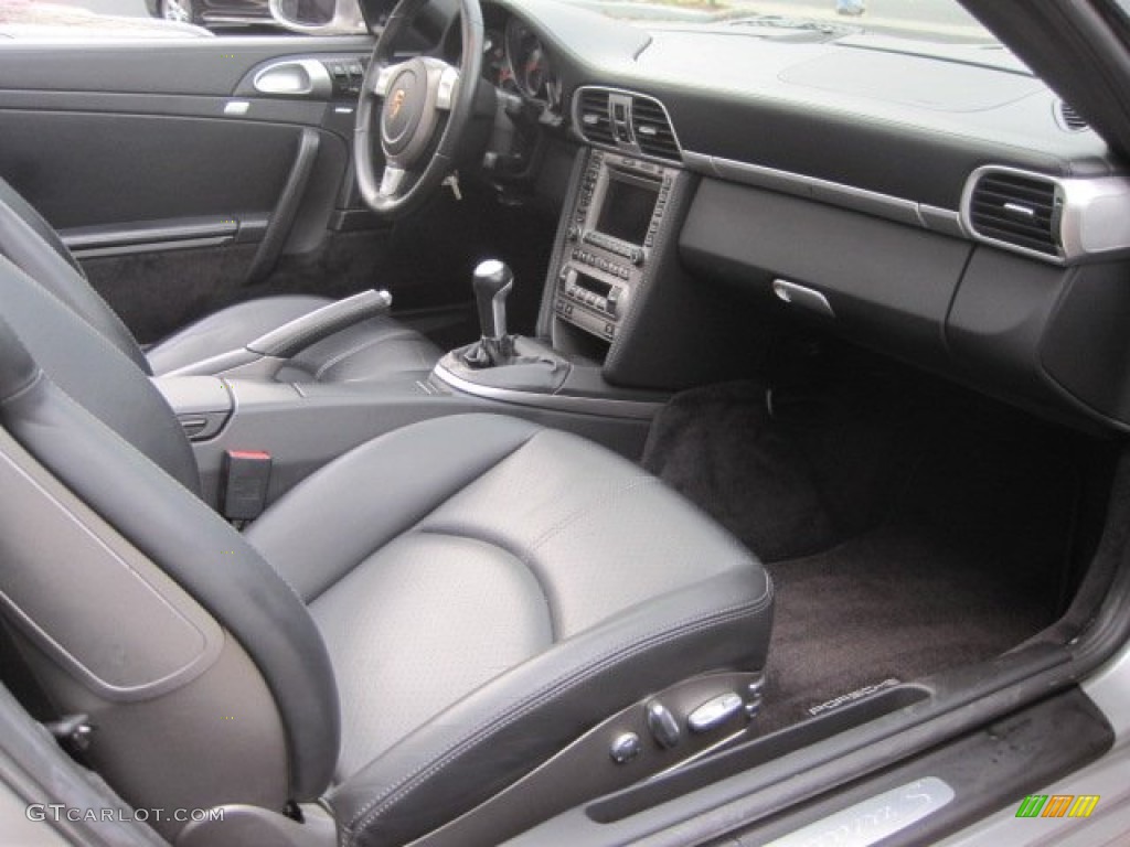 Black Interior 2006 Porsche 911 Carrera S Cabriolet Photo #58600653