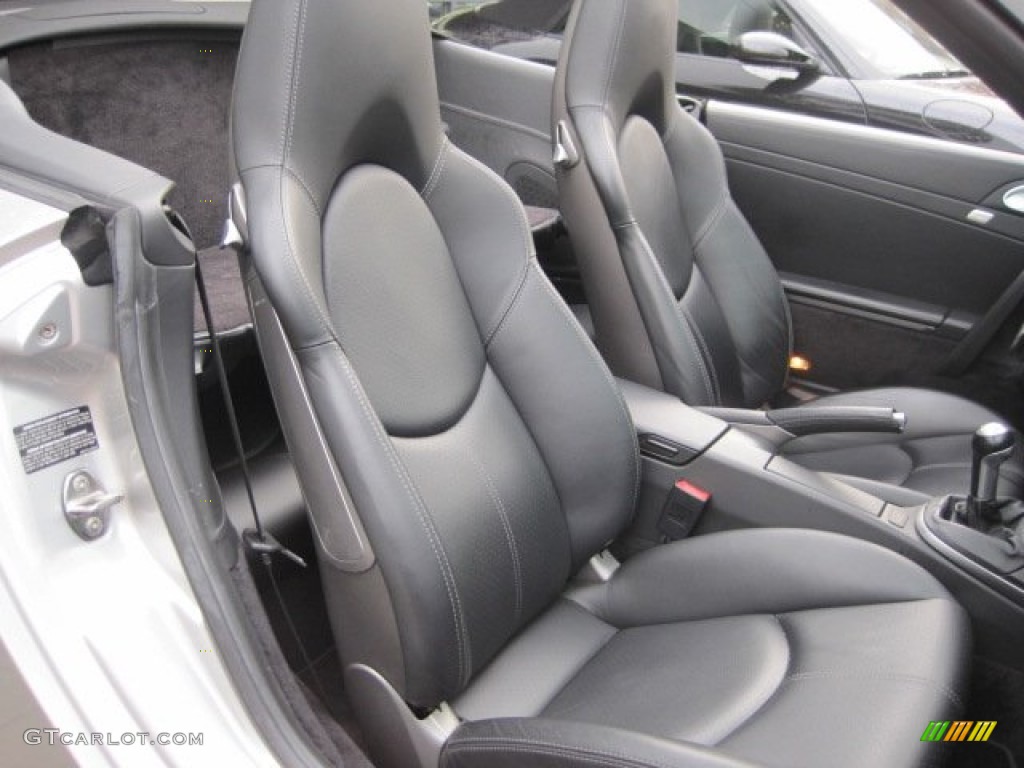 Black Interior 2006 Porsche 911 Carrera S Cabriolet Photo #58600661