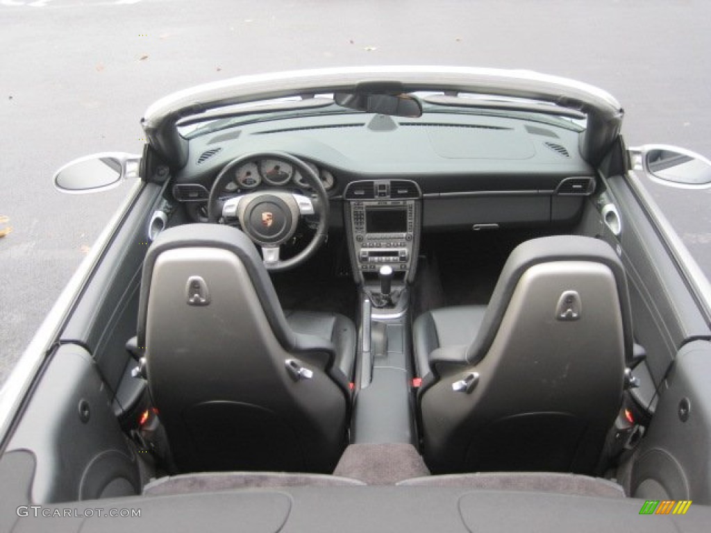 Black Interior 2006 Porsche 911 Carrera S Cabriolet Photo #58600698