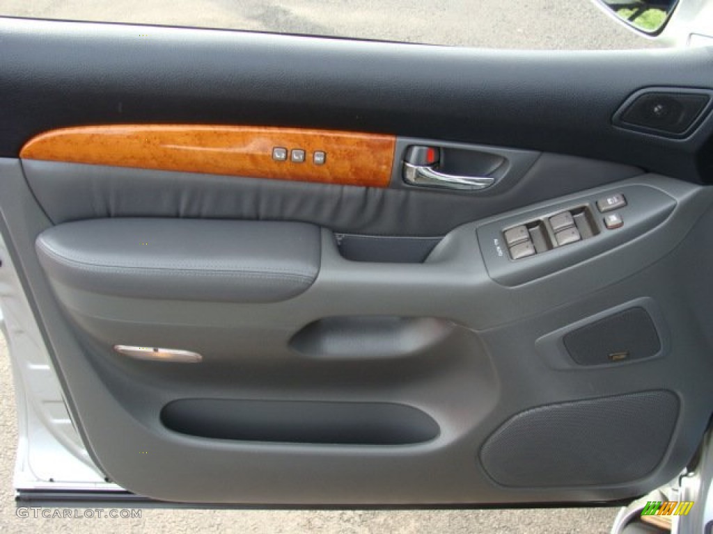 2007 Lexus GX 470 Dark Gray Door Panel Photo #58602594