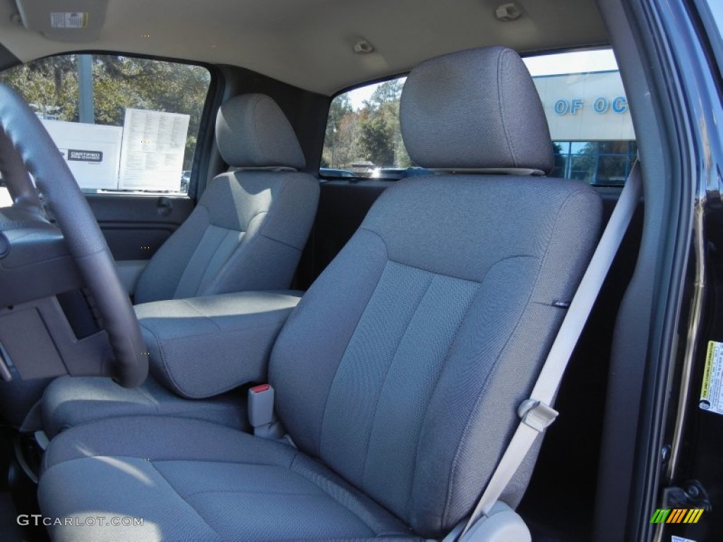 2010 F150 STX Regular Cab - Tuxedo Black / Medium Stone photo #13