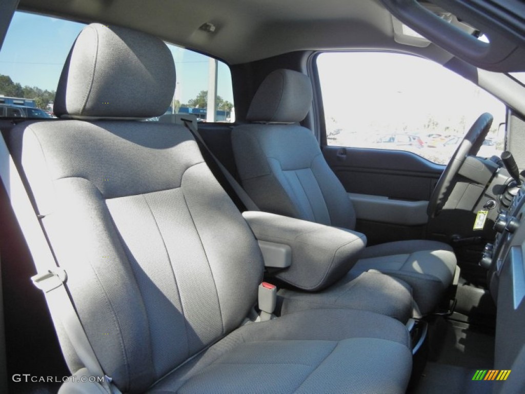 2010 F150 STX Regular Cab - Tuxedo Black / Medium Stone photo #15