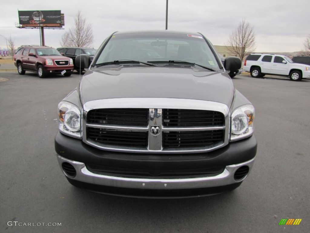 2008 Ram 1500 ST Quad Cab 4x4 - Mineral Gray Metallic / Medium Slate Gray photo #2