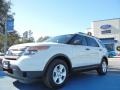 2012 White Suede Ford Explorer FWD  photo #1