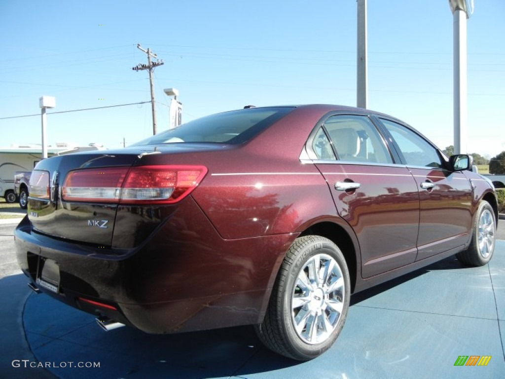 Bordeaux Reserve Metallic 2012 Lincoln MKZ FWD Exterior Photo #58603881