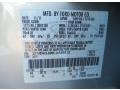 UX: Ingot Silver Metallic 2012 Ford Edge SEL EcoBoost Color Code