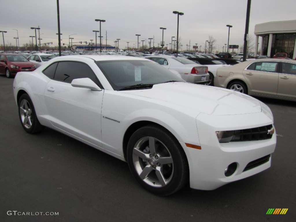 2011 Camaro LT Coupe - Summit White / Black photo #1