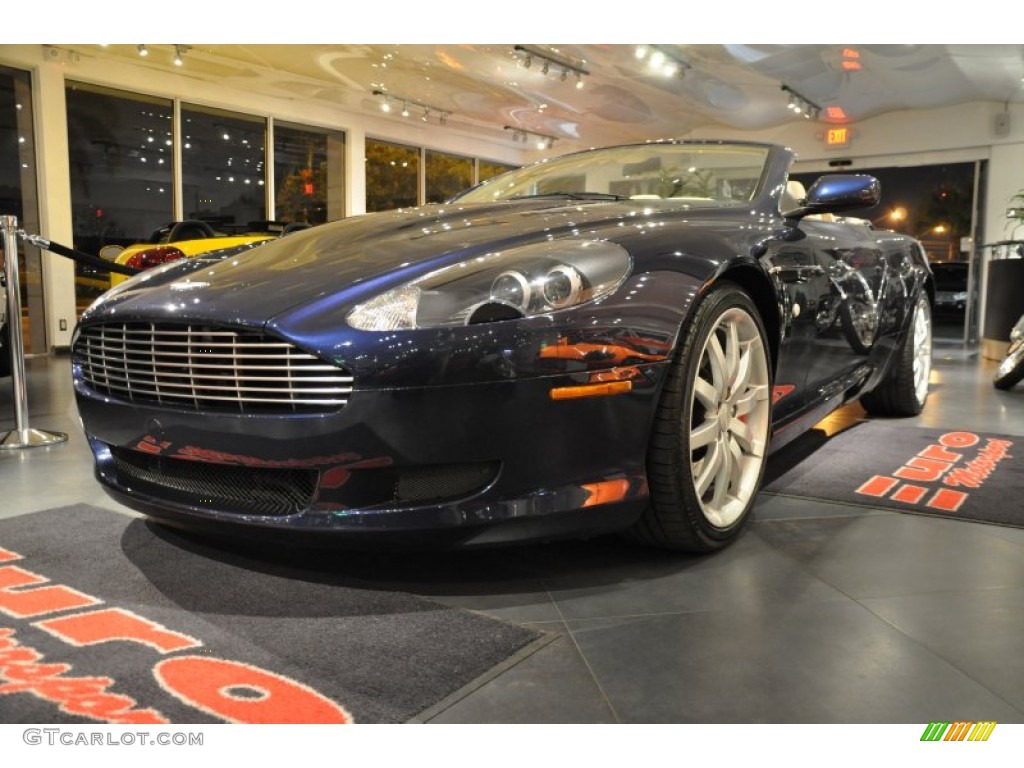 2006 DB9 Volante - Dark Blue Metallic / Sandstorm photo #1