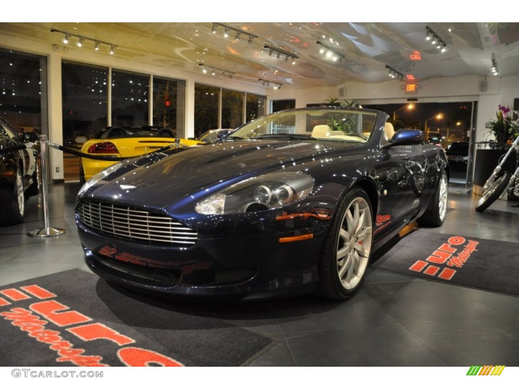 2006 DB9 Volante - Dark Blue Metallic / Sandstorm photo #15