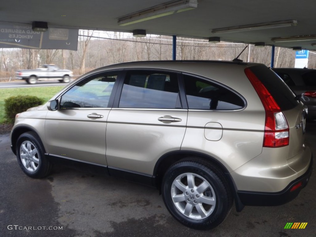 2009 CR-V EX-L 4WD - Borrego Beige Metallic / Ivory photo #28