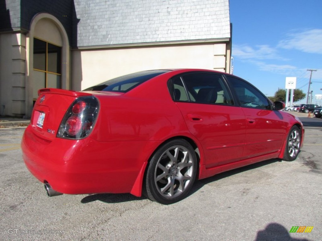 2005 Altima 3.5 SE-R - Code Red / SE-R Charcoal photo #3