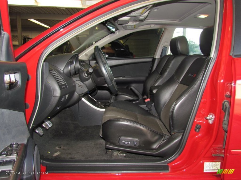 2005 Altima 3.5 SE-R - Code Red / SE-R Charcoal photo #8