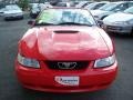 2000 Laser Red Metallic Ford Mustang GT Convertible  photo #2