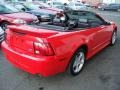 2000 Laser Red Metallic Ford Mustang GT Convertible  photo #4