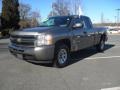 2009 Graystone Metallic Chevrolet Silverado 1500 LS Extended Cab  photo #1