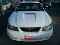 2002 Oxford White Ford Mustang V6 Convertible  photo #2